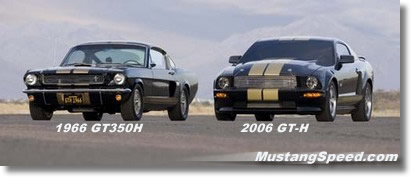 1966 GT350H and 2006 Shelby GT-H