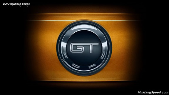 2010 Ford Mustang GT Badge