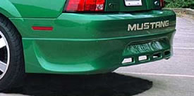 razzi rear bumper mustang